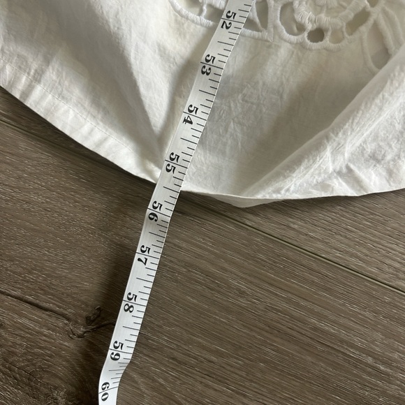 Anthropologie Vineet Bahl White Floral Cutwork Midi Dress - Size: XL - Picture 12 of 14